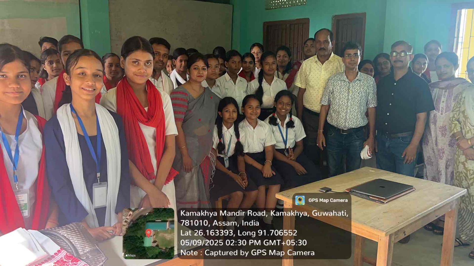 An extension activity with Kamakhya HS School