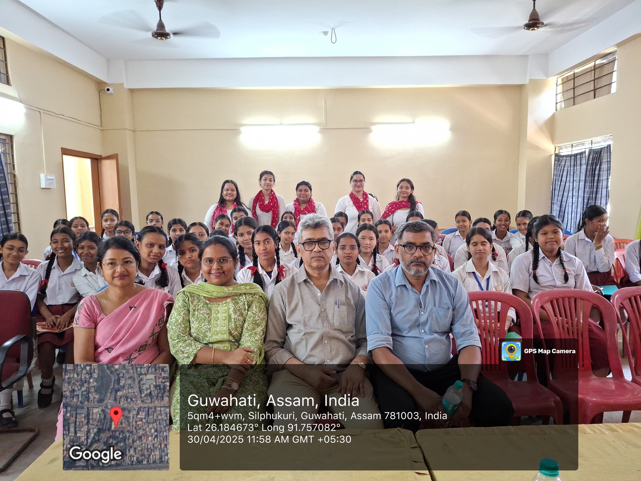 An outreach programme at T C Govt. Girls&rsquo; H S &amp; M P School